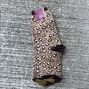 Gold Toe Womens Leopard Animal print socks NWT